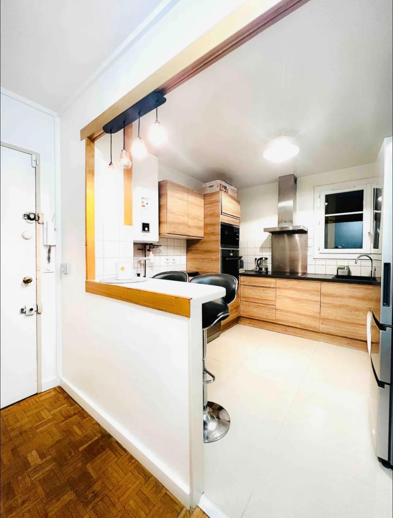 Modern 2 Bedroom Apartment Near Paris Metro, Giant Flat Screen Tv 85 Inches, Balcony, Free Parking Ivry-sur-Seine Exterior photo
