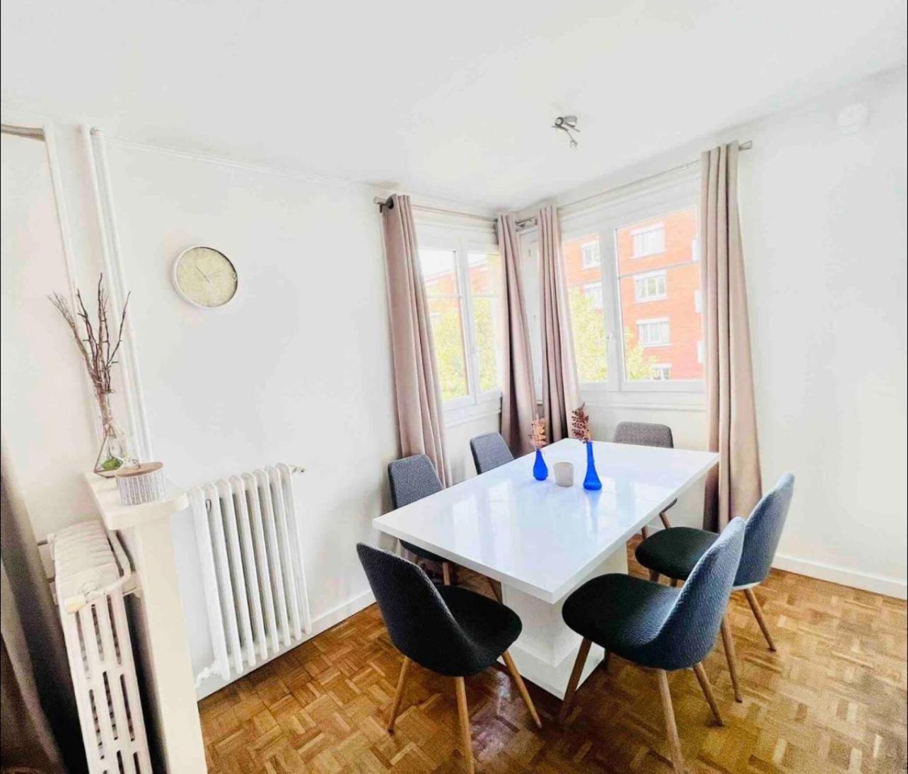 Modern 2 Bedroom Apartment Near Paris Metro, Giant Flat Screen Tv 85 Inches, Balcony, Free Parking Ivry-sur-Seine Exterior photo